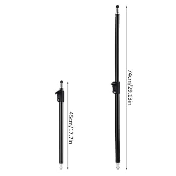 Serounder Adjustable Extension Rod Stick Pole, 45-74cm